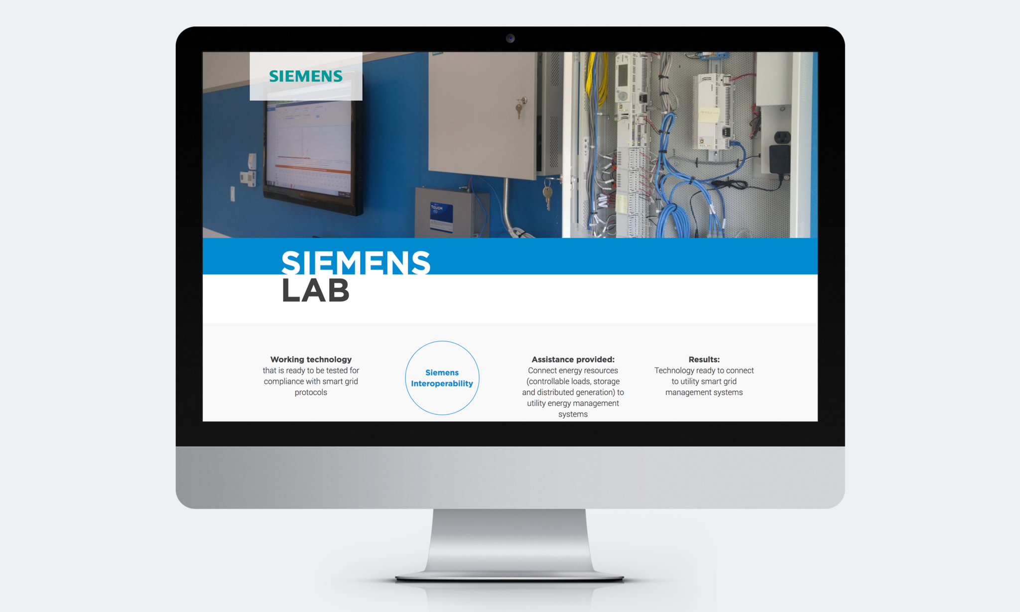 Smart Grid Innovation Network - Siemens - Website Design and Branding
