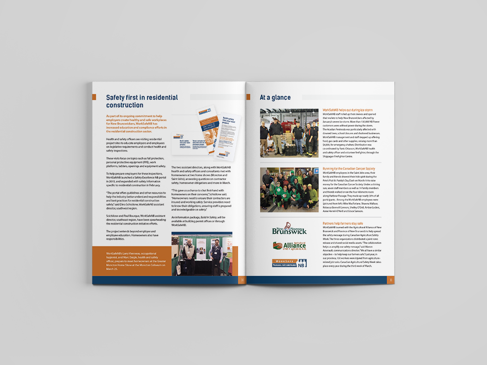 WorkSafeNB - Report Design and Branding