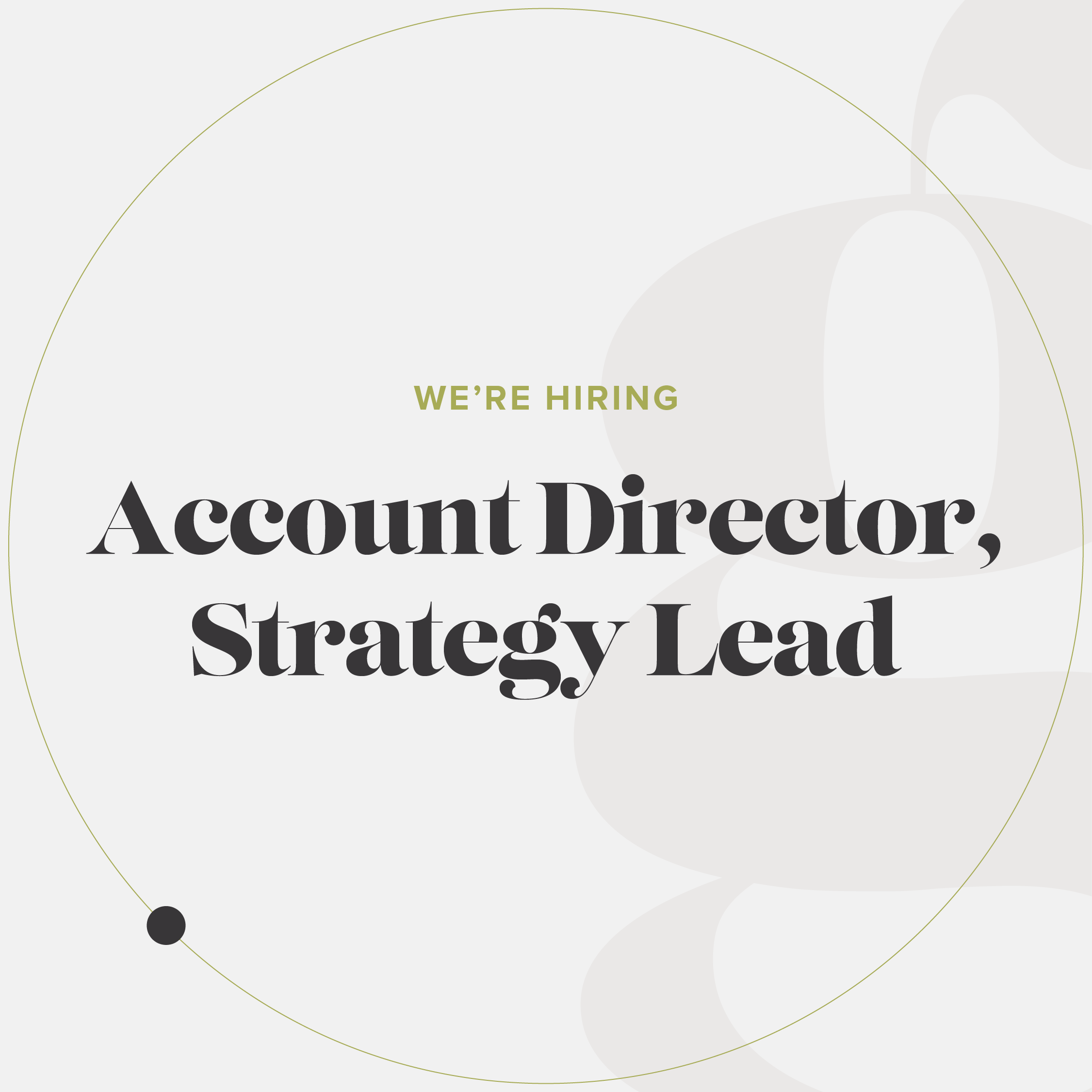 Account Strategy Lead